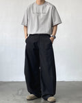 Men's Wide-Leg Casual Tailored Trousers