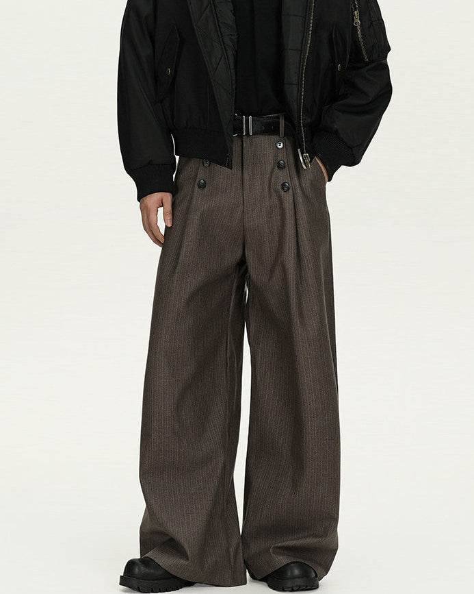 Pilot Bomber Pleated Trousers