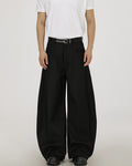 Wide-Leg Wool Trousers