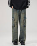 Men's Vintage Wash Cargo Jeans