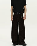 Men's Wide-Leg Cotton Corduroy Trousers