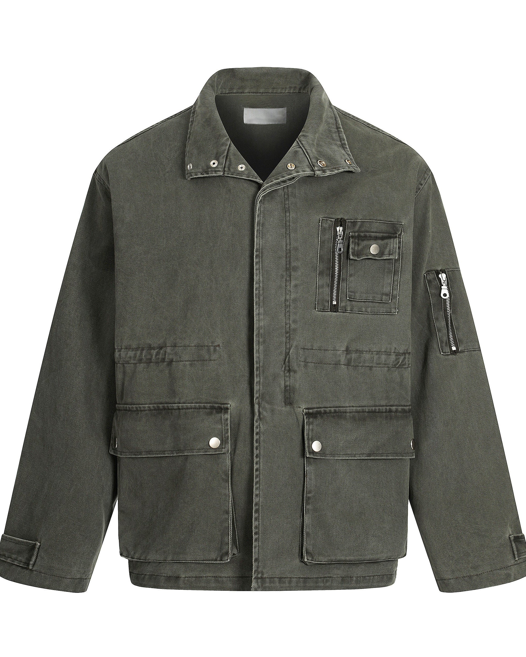 Men's Washed Cotton Utility Field Jacket