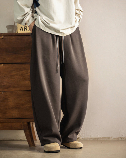 7,0 Relaxed Wide-Leg Drawstring Trousers