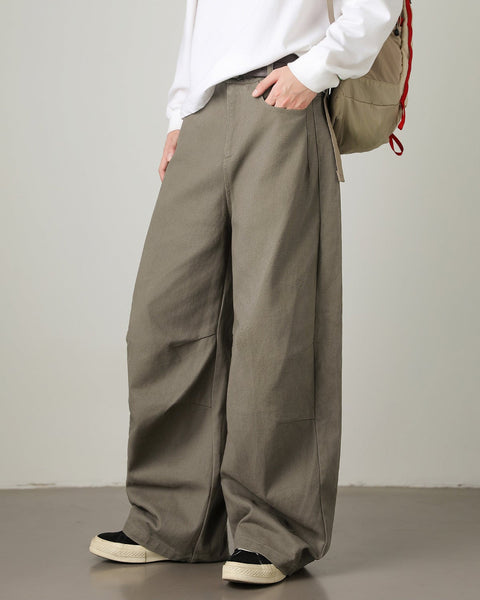 パンツ marka UTILITY PANTS WIDE ORGANIC COTTON Wide Leg Utility Trousers | Heavyweight Cotton Pants – nuvery